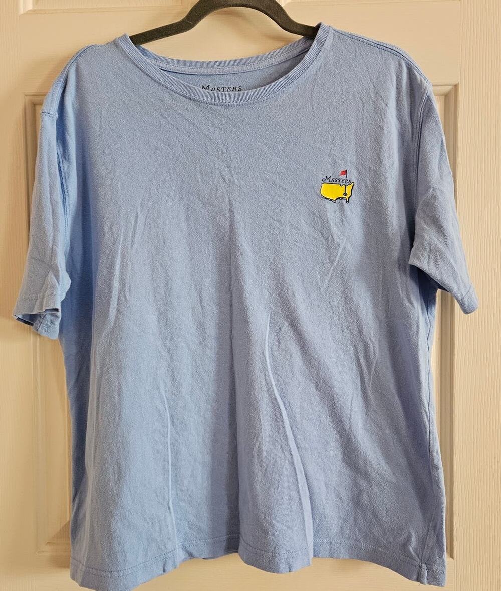 Women's Masters Augusta Light Blue T-shirt Size Small 2016 Golf